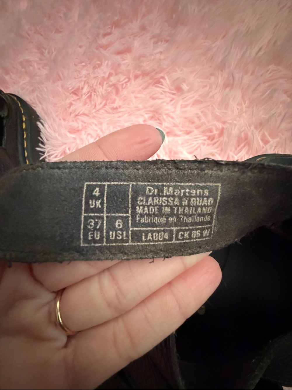 Dr. Martens Black Leather Sandals Women’s US 6 / UK 4 / EU 37 - Picture 6 of 6